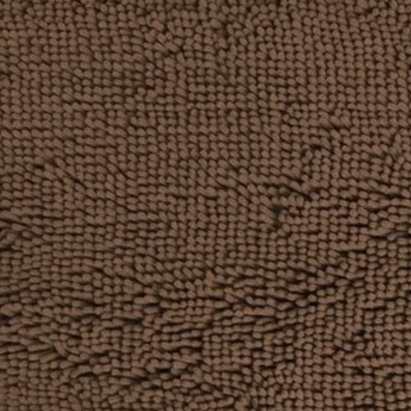 Chenille Brown Bath Mat 24 x 36 in By Catalina Home - Picture 4 of 4